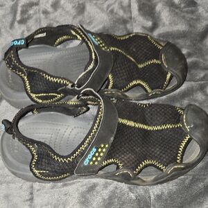 Size 10 Croc Closed Toe Croc Sandals